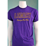 1911 Purple and Old Gold Word Tee