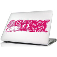 Phi Mu Laptop Skin/Wall Decal