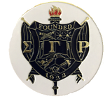 Sigma Gamma Rho Round Car Emblem