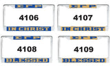 Sigma Gamma Rho - In Christ/Blessed License Frame