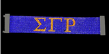 Sigma Gamma Rho Austrian Crystal Bracelet With Magnet Closure