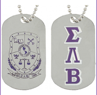 Sigma Lambda Beta Double Sided Dogtag