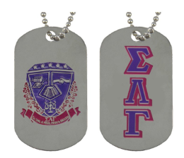 Sigma Lambda Gamma Latino Dogtag