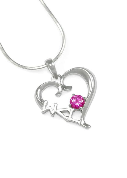 Sigma Lambda Gamma Sterling Silver Heart Lavaliere