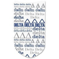 Delta Delta Delta No-Show Socks