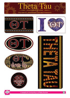 Theta Tau  Bohemian Sticker Sheet