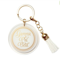 Gamma Phi Beta Tassel Keychain