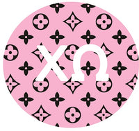 Chi Omega Printed Button Collection