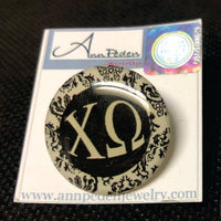 Chi Omega Sorority 1" Printed Button