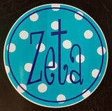 Zeta Tau Alpha Vinyl Decal