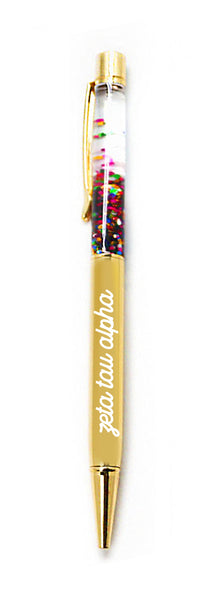 Zeta Tau Alpha Confetti Pen Set