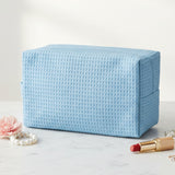 Sorority Waffle Make-Up Bag with Chenille Letters