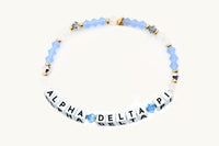 Alpha Delta Pi Beaded Sorority Name Bracelet