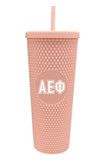 Alpha Epsilon Phi Studded Tumbler