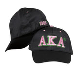 Alpha Kappa Alpha Embroidered Flexfit Hat