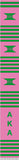 Alpha Kappa Alpha Kente - Pink