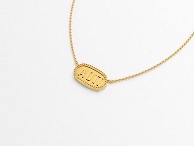 Alpha Omicron Pi Athena Necklace