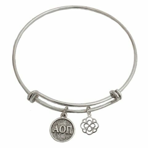 Alpha Omicron Pi Expandable Bracelet