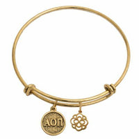 Alpha Omicron Pi Expandable Bracelet