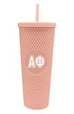 Alpha Phi Studded Tumbler