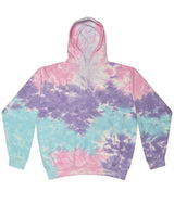 Sorority Tie Dye Hoodie with Smiley Face Design