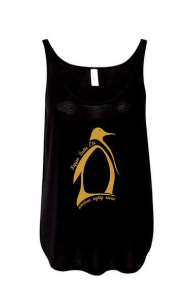 Kappa Delta Chi Gold Foil Penguin Tank - Discontinued