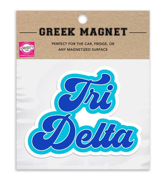 Delta Delta Delta Retro Magnet - 2 per pack