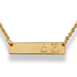 Delta Zeta Bar Necklace