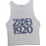 Zeta Phi Beta Jeweled Tank