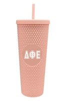 Delta Phi Epsilon Studded Tumbler