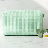 Sorority Waffle Make-Up Bag with Chenille Letters