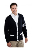 A+ Unisex Varsity Two Tone Cardigan