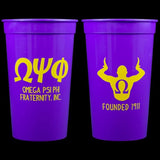 1911 Purple and Old Gold  22oz Stadium Cup