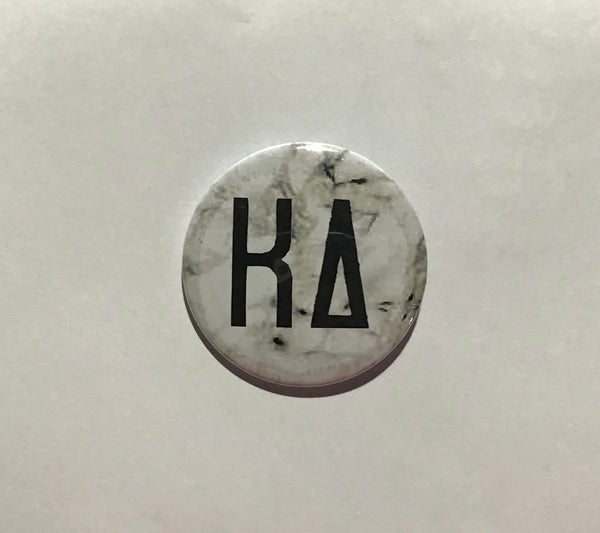 Kappa Delta Marble 2.25" Printed Button