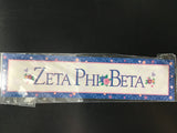 Zeta Phi Beta Vinyl Decal