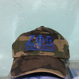 Zeta Phi Beta Finer Woman Camo Hat