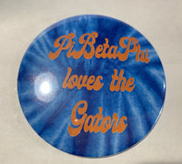 Pi Beta Phi Tie Dye Printed Button