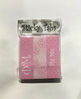 Phi Mu Sticky Tabs