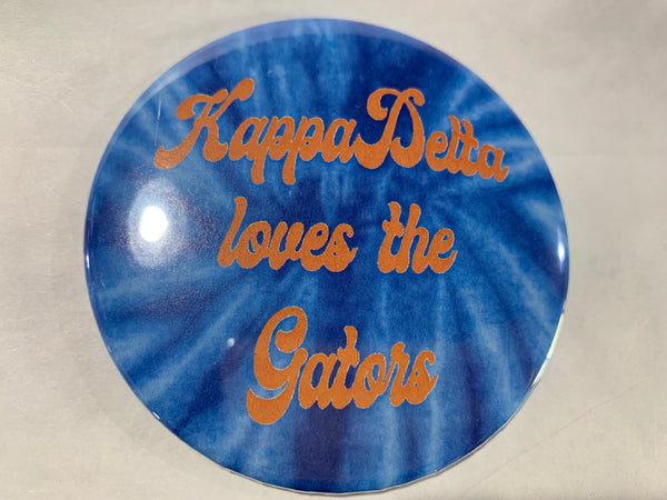 Kappa Delta Tie Dye Printed Button