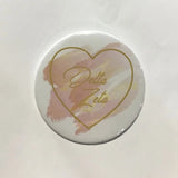 Delta Zeta Printed Button Watercolor Collection