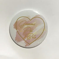 Gamma Phi Beta Printed Button Watercolor Collection