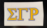 Sigma Gamma Rho Vinyl Decal