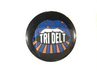 Delta Delta Delta Lip Printed Button