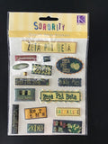 Zeta Phi Beta Sticker Set - Discontinued