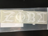 Zeta Phi Beta Vinyl Decal