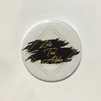 Zeta Tau Alpha Printed Button Watercolor Collection