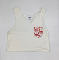 Alpha Chi Omega White Tank - Discontinued