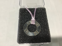 Sigma Kappa Round Charm Necklace