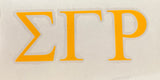 Sigma Gamma Rho Vinyl Decal