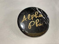 Alpha Phi  2" Printed Button